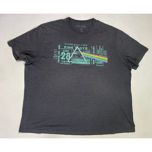 Pink Floyd An Evening Of Sight & Sound T-shirt Men XXL Gray Short Sleeve Music - Picture 1 of 6
